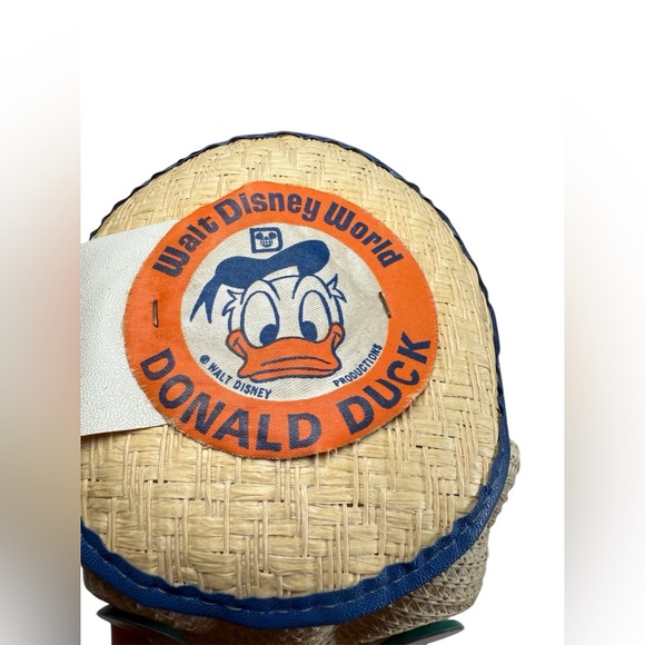 Vintage 1970’s Walt Disney World Donald Duck Hat w/ squeaky beak - Picture 3 of 9
